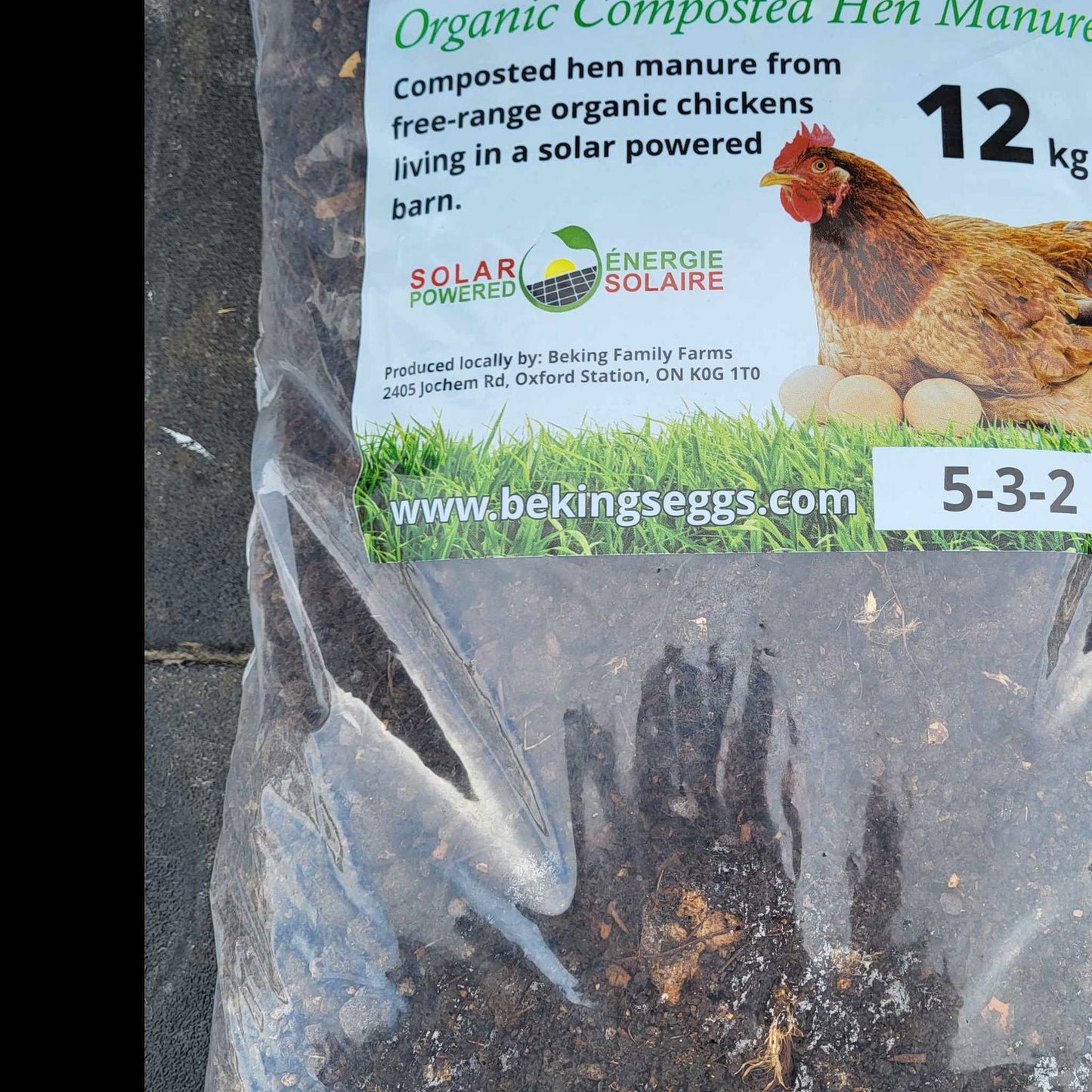 5-3-2 Organic Composted Hen Manure - Cleary Feed & Seed