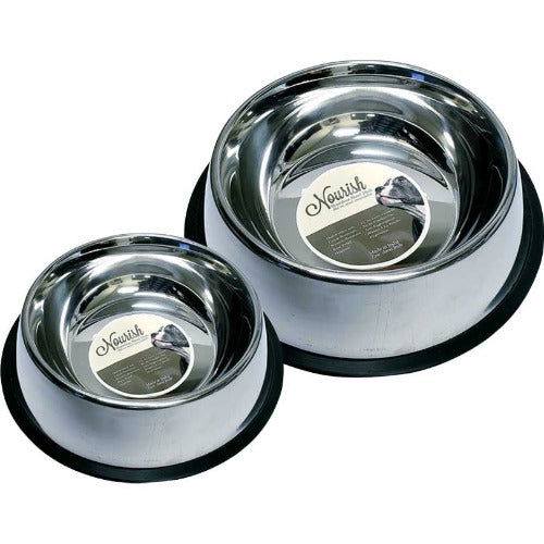 Anti-Skid Stainless Steel Bowl - Cleary Feed & Seed