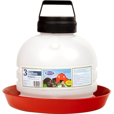 Top-Fill Plastic Poultry Waterer