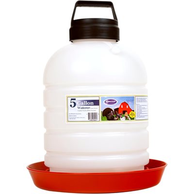 Top-Fill Plastic Poultry Waterer