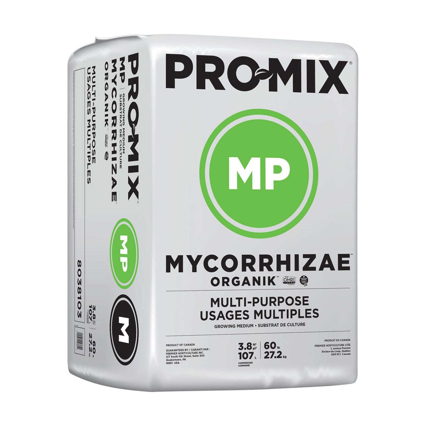 Pro-Mix Mycorrhizae Organik MP Growing Medium - Cleary Feed & Seed