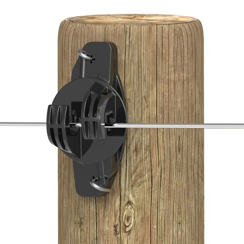 Wood Post Wide Jaw Claw Insulator - Cleary Feed & Seed