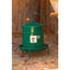 Chick' A Poultry Feeder - Green Enamelled Metal