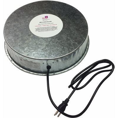 Galvanized Heated Base for Poultry Waterer