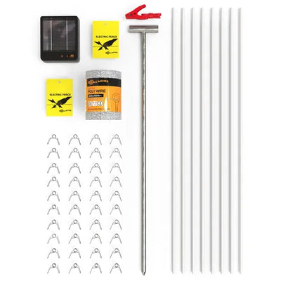 Garden & Backyard Protection Electric Fence Kit