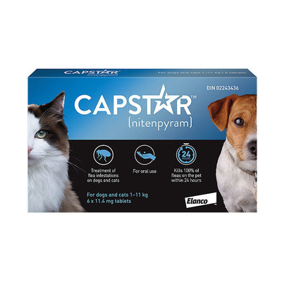 Capstar Oral Flea Tabs - Dog and Cat - Cleary Feed & Seed