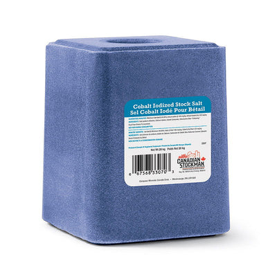 Cobalt Blue Iodized Stock Salt - Cleary Feed & Seed