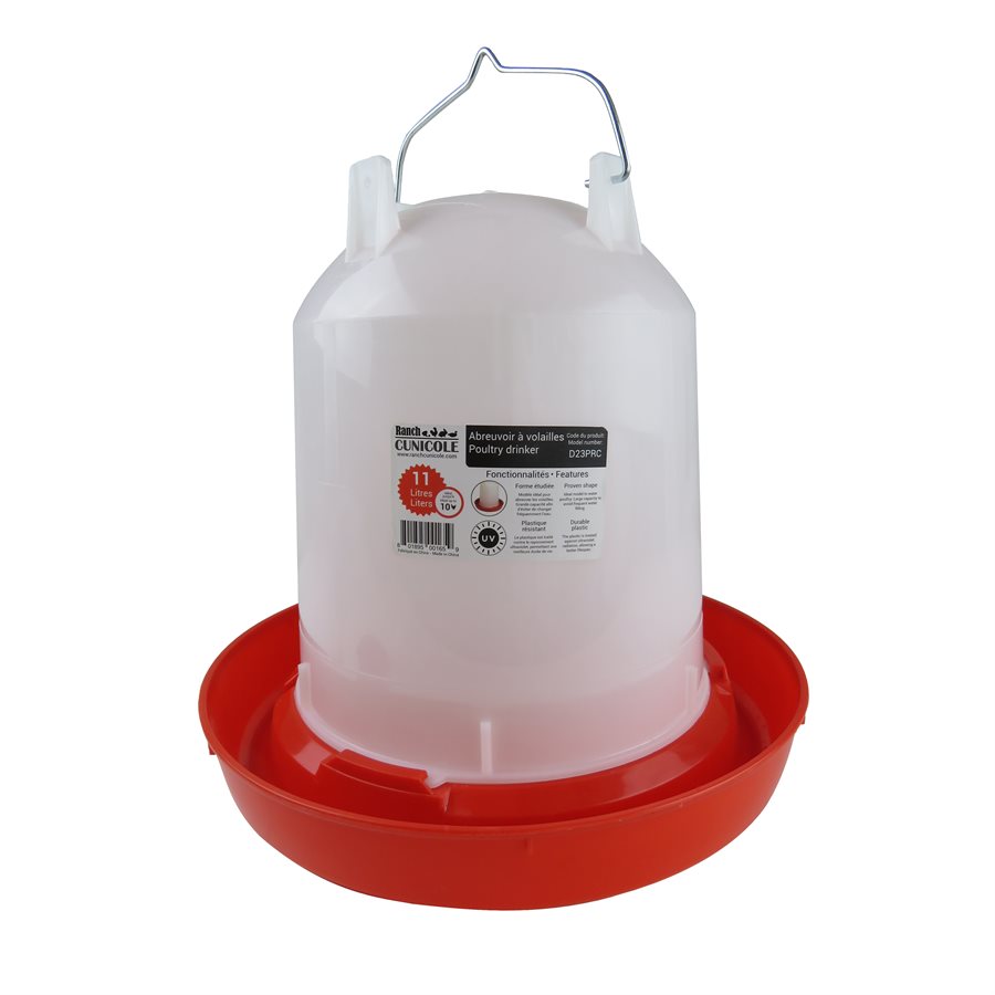 Economy Plastic Poultry Waterer