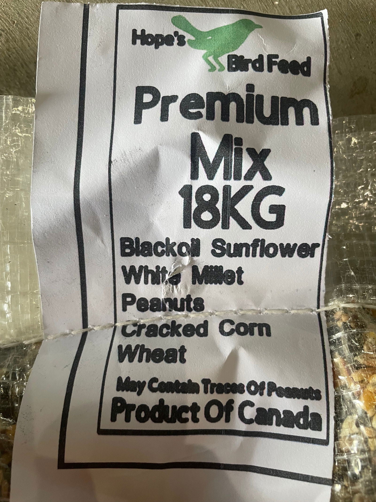 Hope's Bird Feed Premium Mix (18kg) - Cleary Feed & Seed