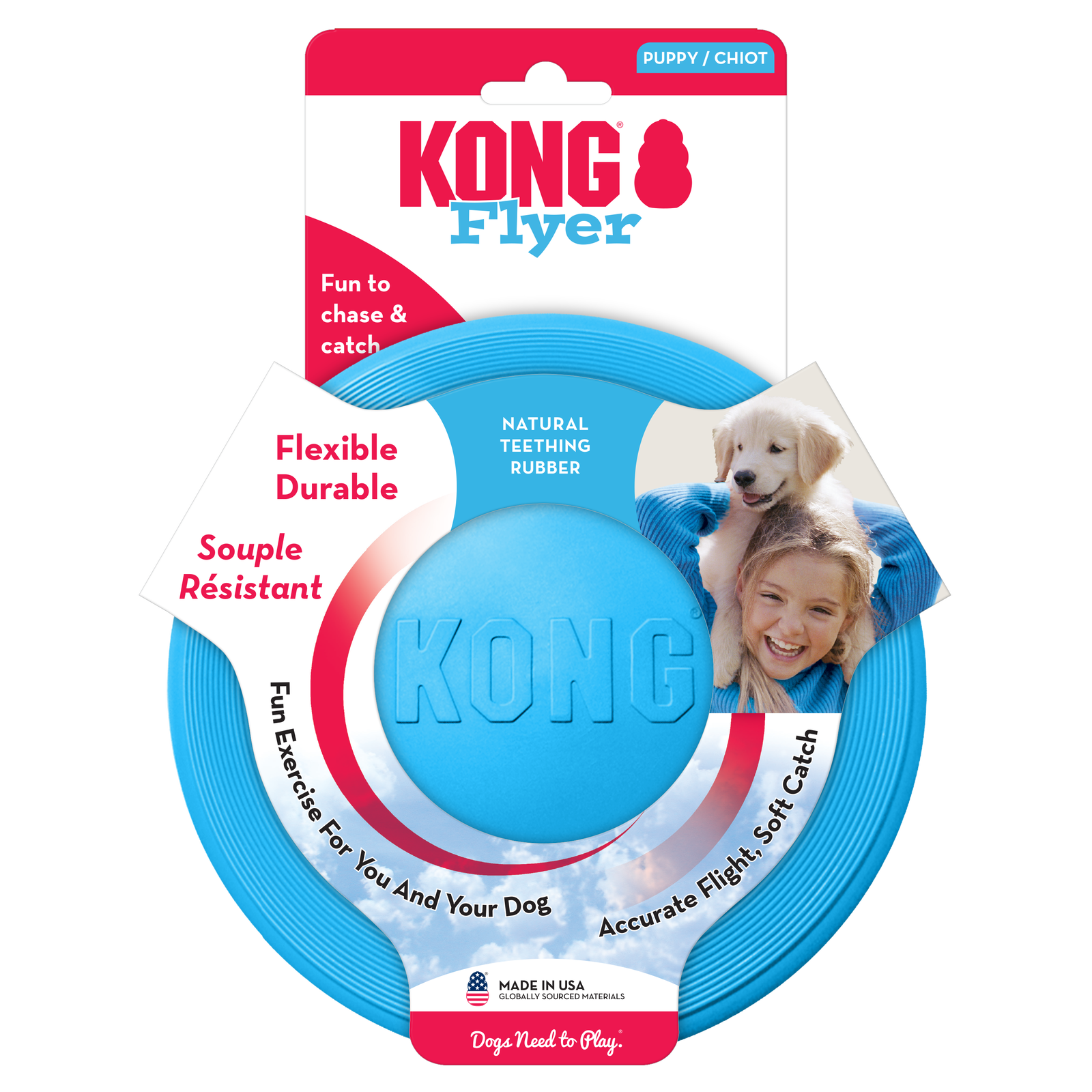 Kong Puppy Flyer Disc - Cleary Feed & Seed