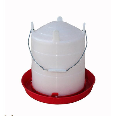 Plastic Poultry Waterer with Metal Handle