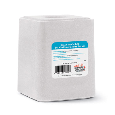 Plain White Stock Salt - Cleary Feed & Seed