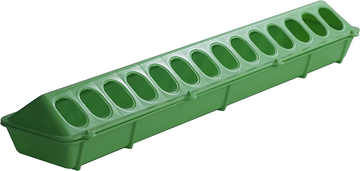 Plastic Range Poultry Feeder - Flip Top - Cleary Feed & Seed