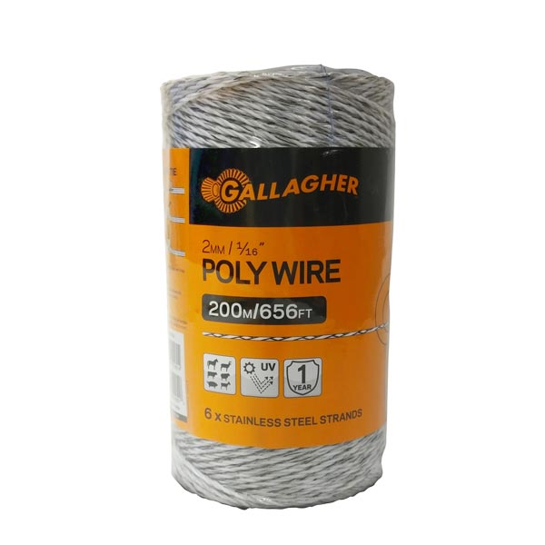 Polywire 2mm - Cleary Feed & Seed