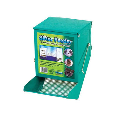 Rabbit Feeder/Sifter with Lid - Cleary Feed & Seed