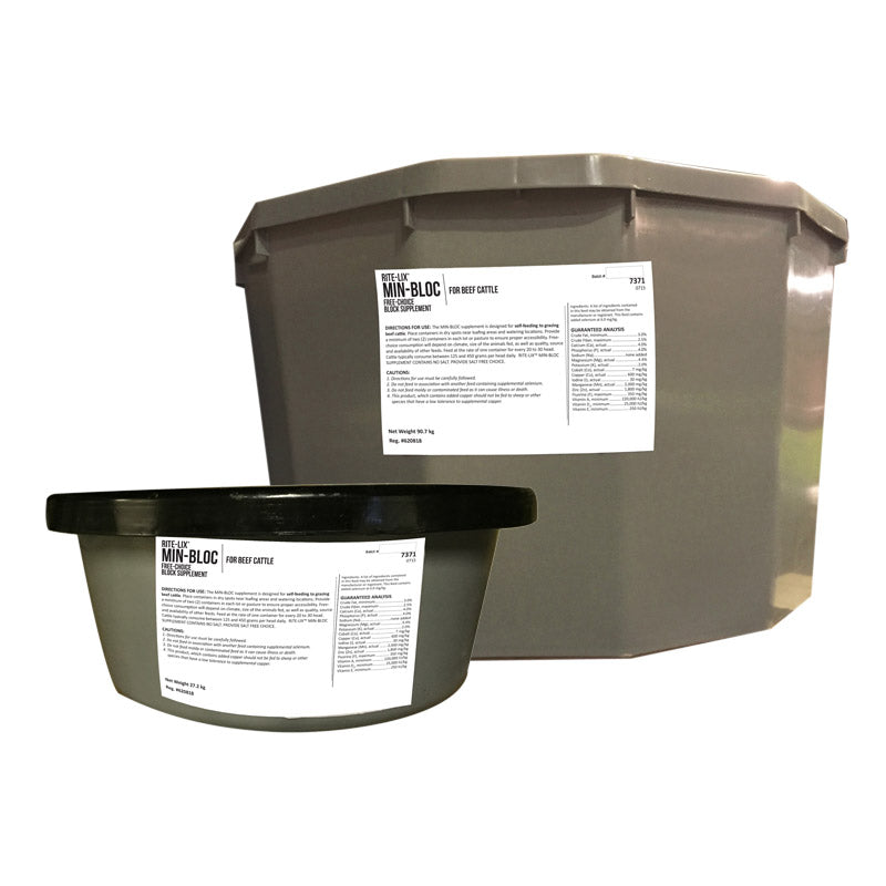 Rite-Lix Mineral Tub with Molasses – Cleary Feed & Seed