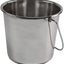 Stainless Steel Bucket with Handle - Cleary Feed & Seed