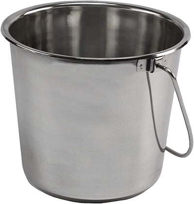 Stainless Steel Bucket with Handle - Cleary Feed & Seed