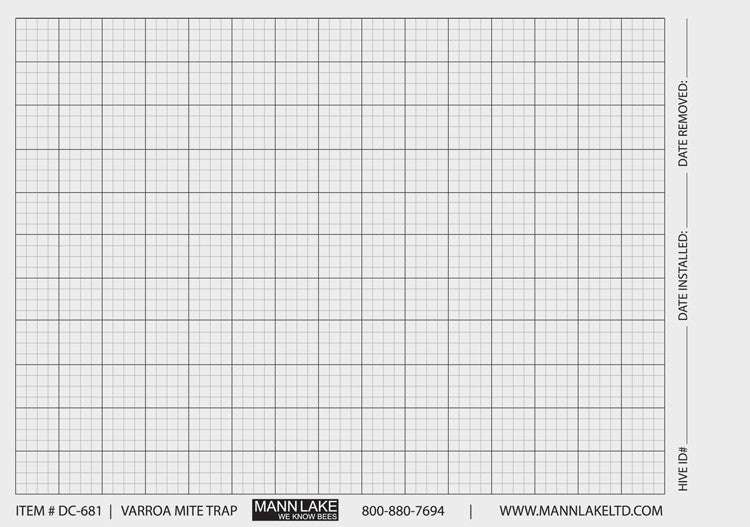 Sticky Board Varroa Trap - Cleary Feed & Seed
