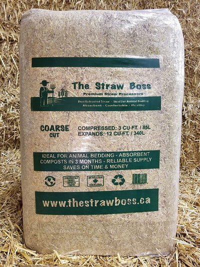Straw Boss - Chopped Straw in Bag - Cleary Feed & Seed