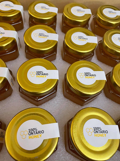 Tamper-Evident Honey Stickers (1,000/Roll) - Cleary Feed & Seed