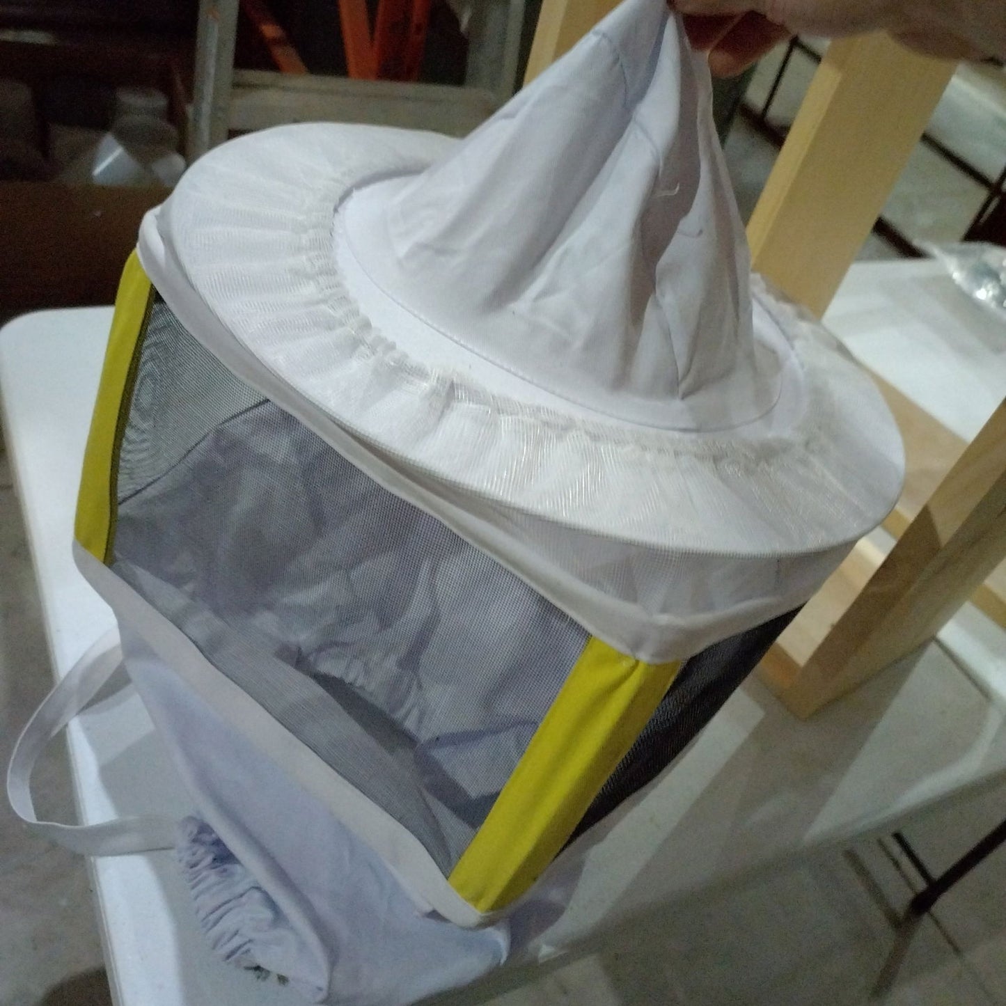 Two-Piece Wire Mesh Veil with Armholes - Cleary Feed & Seed