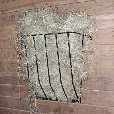 Wall-Mounted Hay Feeder Rack