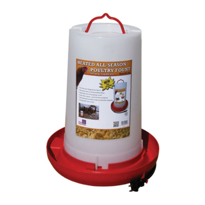 Plastic Heated Poultry Waterer