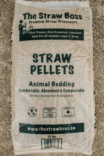 Straw Boss - Pelleted Straw in Bag