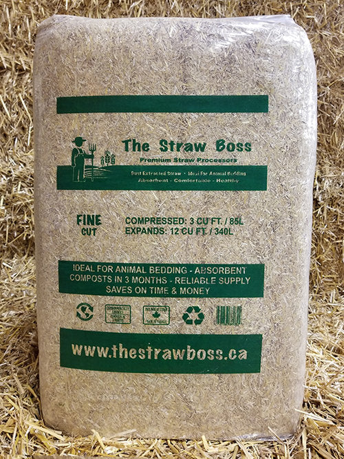 Straw Boss - Chopped Straw in Bag